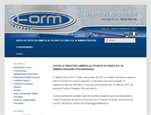 Tablet Screenshot of gruppoformamministrazionestraordinaria.com